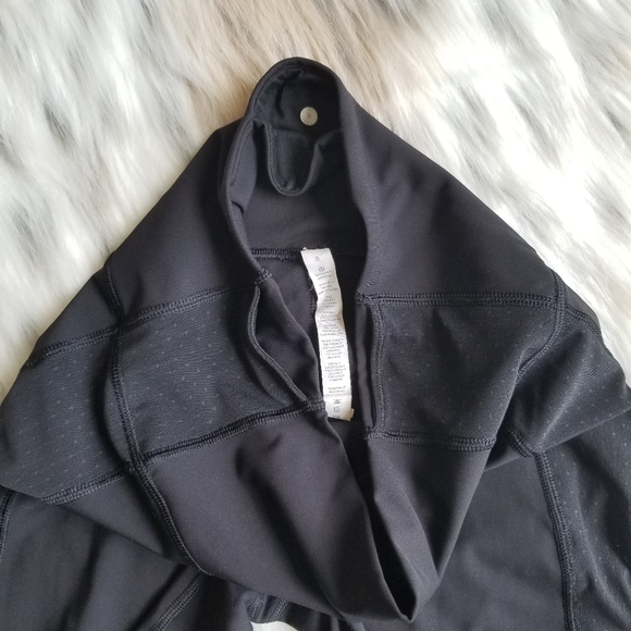 Lululemon Body Con Tight Black Size 8 W5AI8S Mesh Panel - Picture 11 of 16